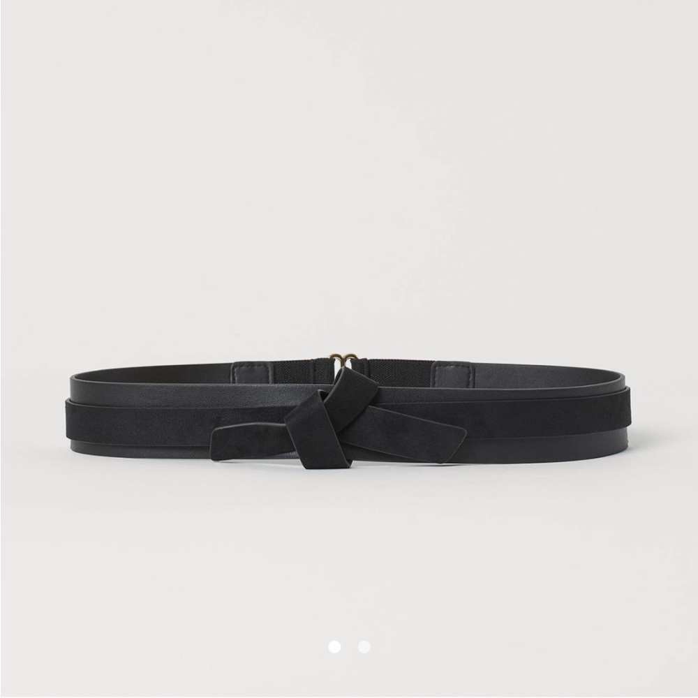 H&M Knot Waist Belt suede buckle